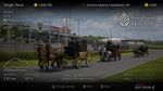 A screenshot from Gran Turismo 4 but with Victorian carriages (coaches)
